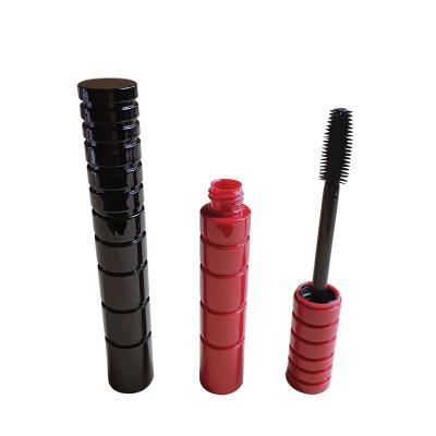 China Mascara Plan Brand Customize Newest Design 17ml Round Empty Private Label Mascara Tube With Silicone Brush for sale