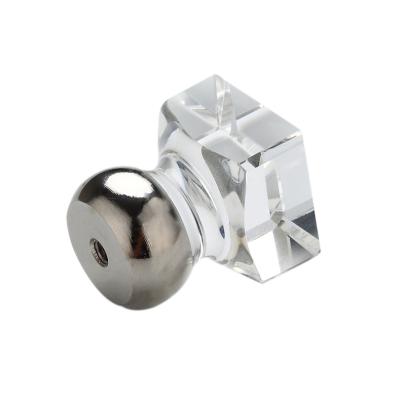 China Modern Small Furniture Knob Cabinet Hardware Crystal Filtahardware Handles for sale