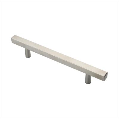 China Modern Cabinet Handle Stainless Steel Square T Bar Kitchen Hardware Metal Drawer Pulls Kitchen Drawer Handles for sale