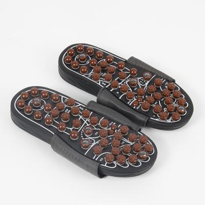 China Good Massage Performance Spring Magnet Health Care Jade-stone Acupressure Massage Slipper for sale