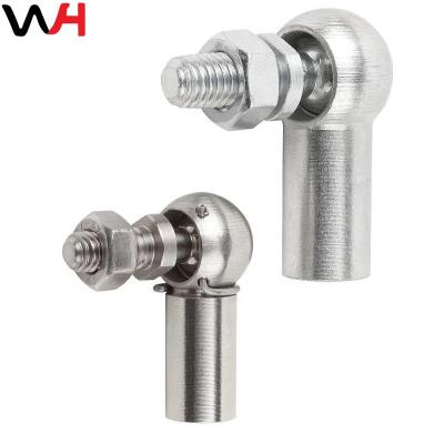 China Machinery Repair Shops Angular Ball Joint With Threaded Ball Head And Riveted Ball Shank for sale