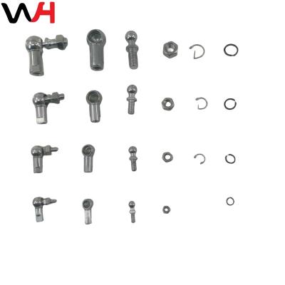 China Machinery Repair Shops Angular Ball Joint With Threaded Ball Head And Riveted Ball Shank for sale