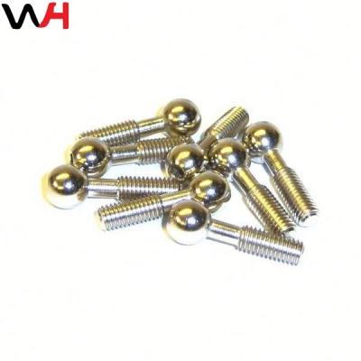 China Customized Galvanized Multistage Shaped Stainless Steel Carbon Steel Cylinder Knurled Ball Head Bolt for sale