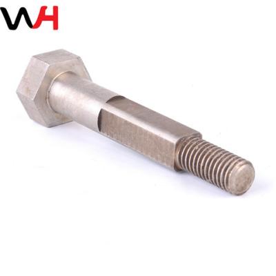 China Customized High Tensile Stainless Steel Parts China Full Hexagon Bolt Thread Set Screw for sale