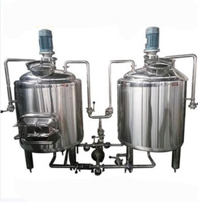 China 2 BBL Pub Mini Nano Brewery Equipment Electric Heating With Double Rollers for sale