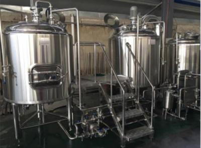 China Carbonated Beverage Nano Brewery Equipment SUS 304L Mirror SUS Red Copper for sale