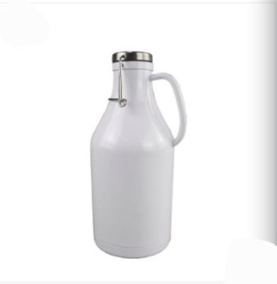 China Eco Friendly 64 Oz Stainless Steel Growler With Handle Vacuum Insulation Design for sale