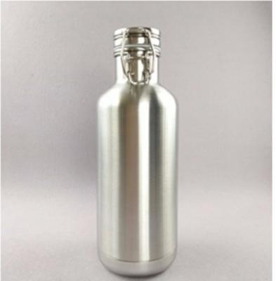 China Laser Printing Custom Stainless Steel Growlers One Bottle Cap To Prevent Loss for sale