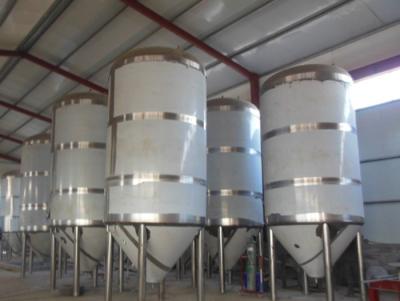 China 3 Phase SS Fermentation Tanks Brewery Fermentation Tanks For Brewing Craft Beer for sale