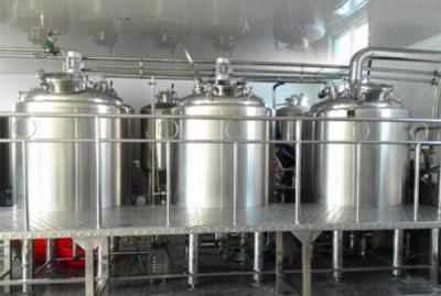 China 415V Industrial Stainless Steel Craft Beer Brewing Equipment For Barbecue Pub for sale