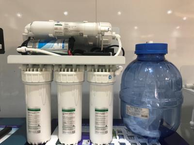 China 5 filtro del purificador del agua del hogar de las etapas 75G con el tanque de presión en venta