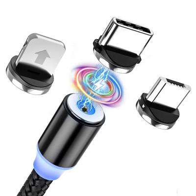 China MP3/MP4 Player Magnetic Absorption USB Fast Charging Data Cable For Android Mobile Phone for sale