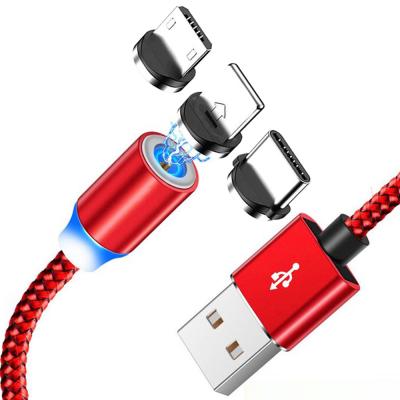 China MP3/MP4 Player 180 Degree Rotating Android Phone Micro USB Magnetic Charging Cable for sale