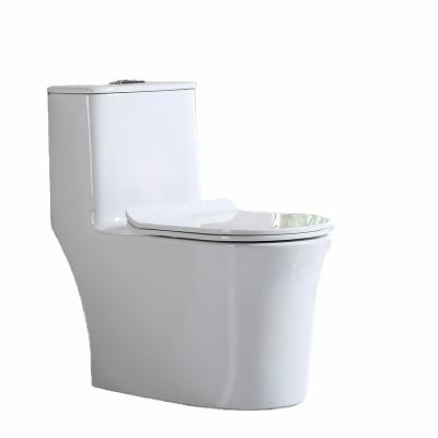 China Tangdao Bathroom Ware Double-Flow Peep Toilet Strap Chinese Modern Sanitary Washdown Ceramic Siphonic One-Piece Toilet for sale