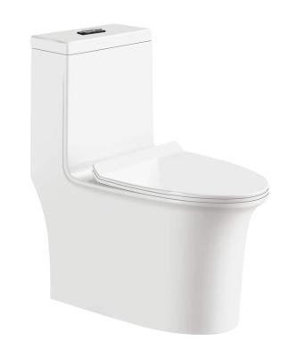 China Double-flow Porcelain Bathroom One-piece Toilet White Smart Europe China Ceramic Style Packing Modern Pattern Color Origin for sale