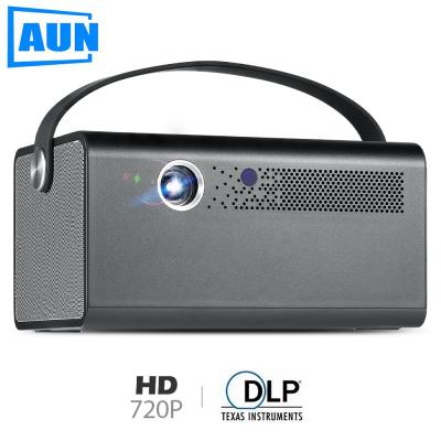 China Support 4K video decoding projector V7, 1280x800P, ANSI 600 lumens Android WIFI LED AUN projector. Video support 4K, 3D portable home cinema for sale