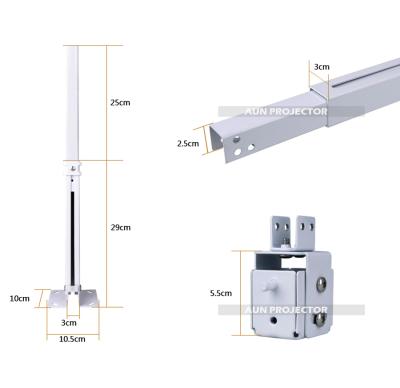 China business & Adjustable Education AUN Projector Ceiling Mount Loading Roof 5KG Projector Bracket For Projector for sale