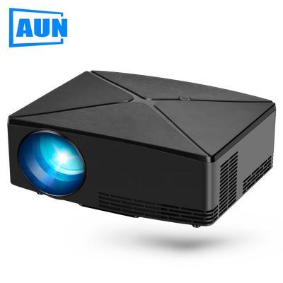 China ES Ship [ES Ship, No Customs], AUN MINI Projector C80UP, Android 6.0 OS, LED Proyector, Home Cinema. Support 1080P, fast delivery for sale