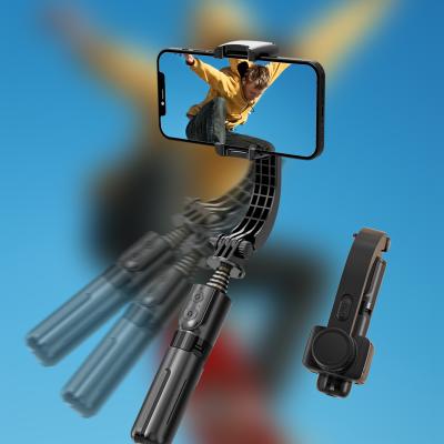 China Mini Portable Gimbal Stabilizer Folding Tension for Phone Auto Balance Selfie Stick Tripod with Blue-tooth Exterior for Gopro Smartphone Camera for sale