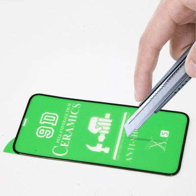 China Glue Free Anti-broken Shockproof Bubble Driving Full Coverage 21D Tempered Glass Screen Protector For Iphone 12 Mini Pro Max for sale