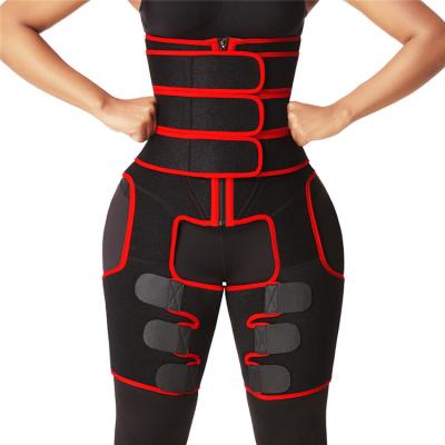 China Custom Logo Waist Trainer Antibacterial Shaper Waist And Thigh Trimmer for sale