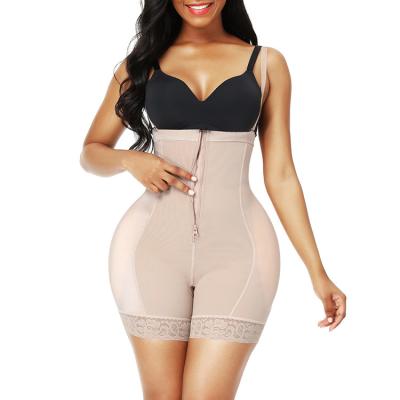 China New Design Compression Hooks Breathable Adjustable High Control Waist Belly Padded Hip Enhancer Butt Lifter Shapewear for sale