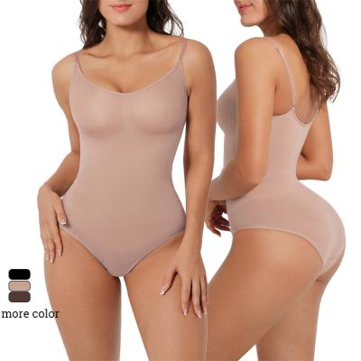 China Wholesale New Arrivals Antibacterial Tummy Control Plus Size Seamless Bodysuit Shapewear For Women for sale