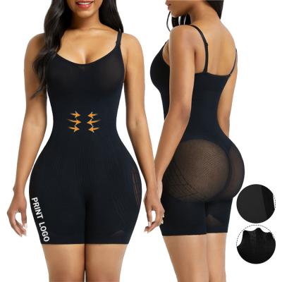 China New Design Antibacterial Women's Full Body Shapewear Elasticity Mesh Hip Enhancer Butt Lifter Shapewear For Women for sale