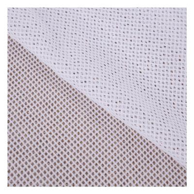 China 100% Elastic Breathable Comfortable Breathable Polyester Rhombus Fabric For Hats Shoes Bags Lining for sale