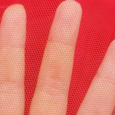 China Sheer Hexagonal Reinforce Tulle Fabric Hot Sales Knit Fabrics Textiles 100% Polyester for sale