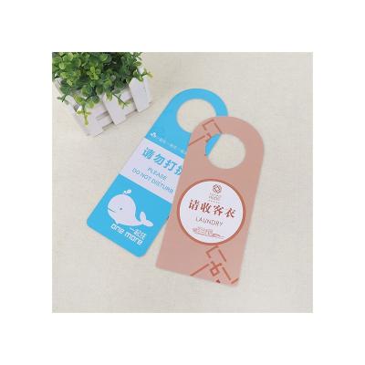 China paper & Customized Cardboard Printing Hotel Room Plastic Do Not Touch Doorplate Do Not Touch Doorplate Sign for sale