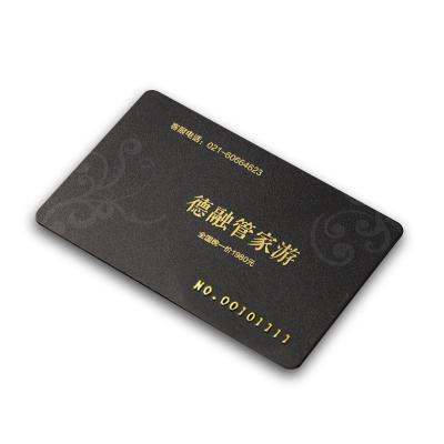 China Various Weatherproof / Waterproof Durable Using Custom Design Membership White PVC Plastic Standard Cards for sale