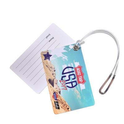 China Custom Decoration OEM Manufacturer Logo Designer Cheap Pvc Travel Handbag Luggage Tag for sale