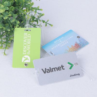 China Factory Decoration Wholesale Custom Colored Plastic Gift PVC Luggage Tag Directly For Decoration for sale