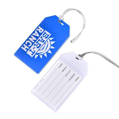 China Decoration Hot Selling Products Personalized Custom Blank Blank Travel PVC Luggage Tag Custom Made for sale