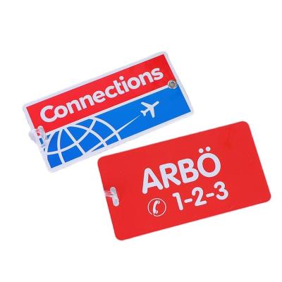 China Decoration Quality Assurance Wholesale Personalized Custom Printed Waterproof Luggage Tags for sale