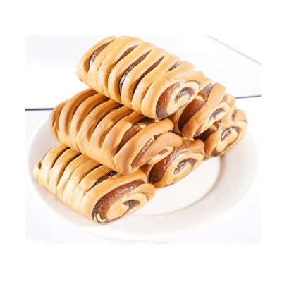 China Normal Wholesale  Breakfast Bread  Toast  Sweetened Bean Paste Flavor Cake  Wheat Flour Bakery Items Baked Pastry Breakfast Bread for sale