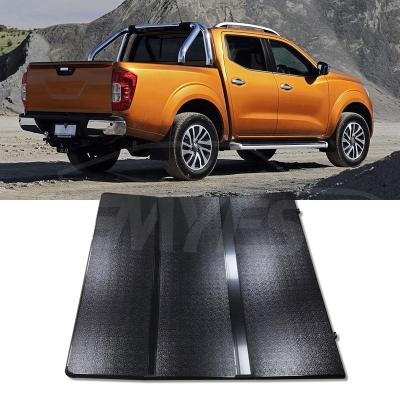 China External Accessories Waterproof Pickup Waterproof Hard Triple Tonneau Cover For Hilux Ford Ranger ISUZU D-MAX Mazda VW Amarok for sale