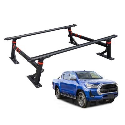 China China-chic New Universal 4x4 Pickup Truck Adjustable Roll Bar Steel Carrier Cage Truck Bed Rack Ladder For Toyota Hilux D-Max for sale