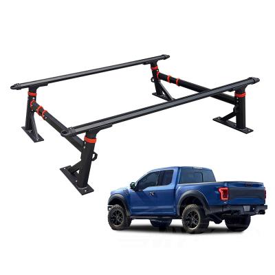 China Wholesale New Factory China-chic Matte Black Aluminum Pick up truck rack with adjustable side rails for ford for sale