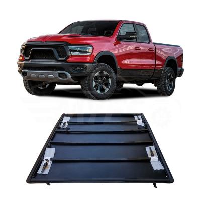 China No Drill Rig High Quality Folding No Drill Rig Truck Bed Tonneau Cover Soft Triple For RAM 2009 for sale