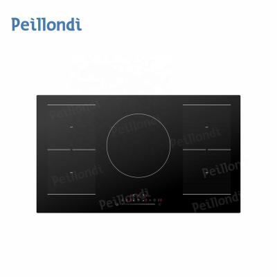 China Hotel CB CE 5 Burner Sensor Touch Electric Induction Hob Cooktop For Main Kitchen Appliance for sale