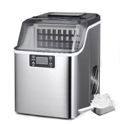 China New popular water dispenser Automatic water intake mini ice maker cube household 20kg/24H for sale