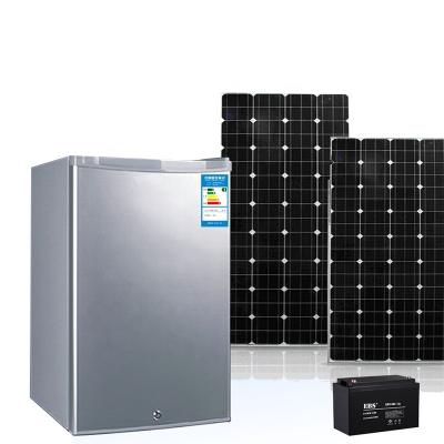 China 90L Solar DC Refrigerator PORTABLE Manual Defrost 76L Fridge Capacity for sale