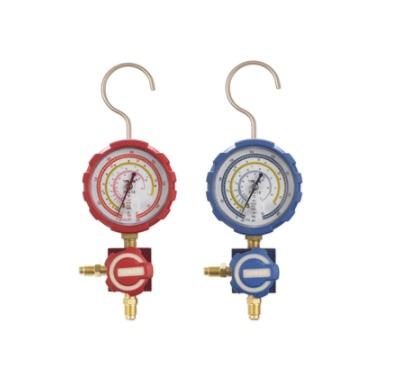 China Single Pressure Manifold Gauge Dia.68mm Diameter -30inHg~800psi Pressure Scale for sale