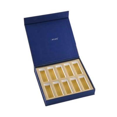 China Recyclable Collagen Paper Gift Box With Lid Paking Box For Frozen Bottle Parent Collagen Box for sale