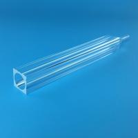 China High Precision Quartz Capillary Tube Outer Square Inner Circle for sale