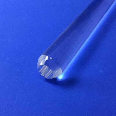 China Clear Custom Made K9 Solar Cylindrical Light Guide Rod Prism For High Precision Lighting for sale