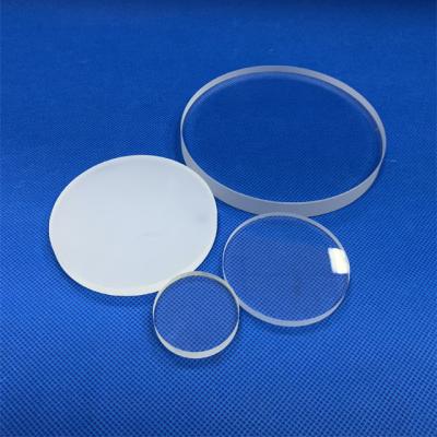 China Circular Fused Quartz Windows Transparent Thickness Tolerance 0.1mm for sale