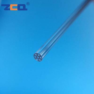 China Seven Circular Holes Quartz Capillary Tube for sale